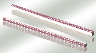 Бусинки розовые люстрированные 0,7x25