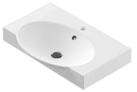 Sanita Luxe Infinity 65 (Signo) Раковина подвесная с кронштейнами и полотенцедержателем фото 1