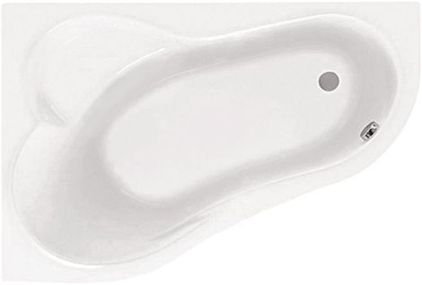Santek Ибица 150x100 Ванна акриловая асимметричная, левая с гидромассажем (Basic) фото 1