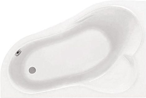 Santek Ибица XL 160x100 Ванна акриловая асимметричная левая с гидромассажем (Basic) фото 1