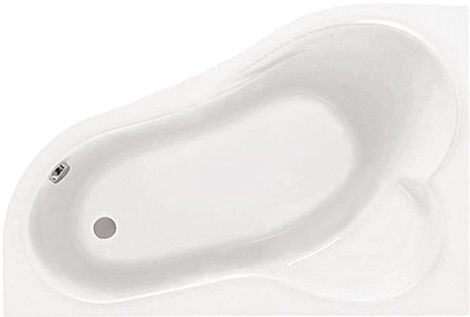 Santek Ибица XL 160x100 Ванна акриловая асимметричная левая с гидромассажем (Comfort plus) фото 1