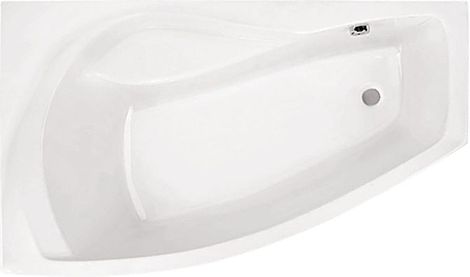 Santek Майорка XL 160x95 Ванна акриловая асимметричная, левая с гидромассажем (Comfort plus) фото 1