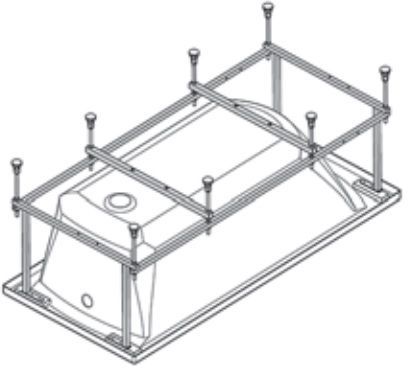 Santek Монако Монтажный комплект 150х70