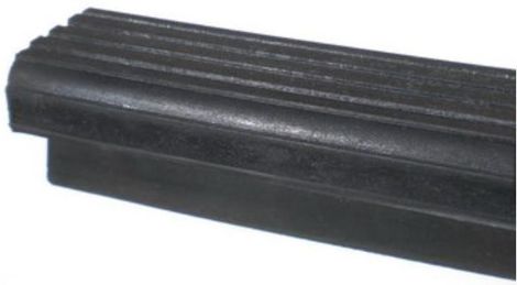 Профиль технический Противоскользящий резиновый , черный 5x118,5