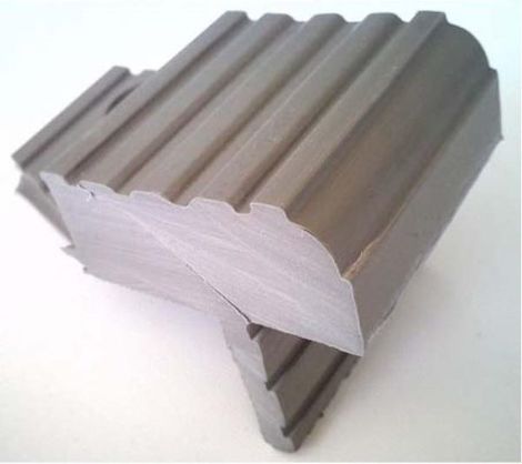 Противоскользящий резиновый профиль , серый 5x118,5