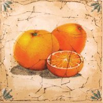 Декор Гурман апельсин 16,5x16,5