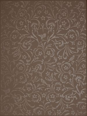 Плитка Райский сад коричневая 33x44