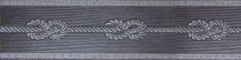 Бордюр Регата широкий серый 743 11x44