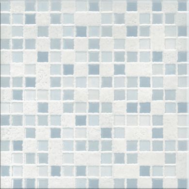 Плитка Римская мозаика белая 33x33