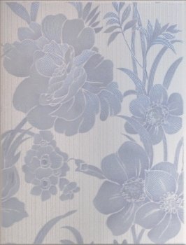 Плитка Сан-Ремо Цветы голубая 33x44