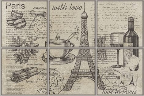 Декор Vintage Voyage Paris 20x30