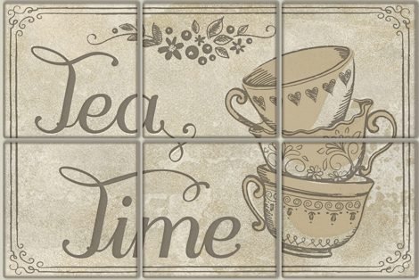 Декор Vintage Voyage Tea Time 20x30