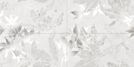 Панно Efemera Dekor 4-elementowy leaves 59,8x119,8