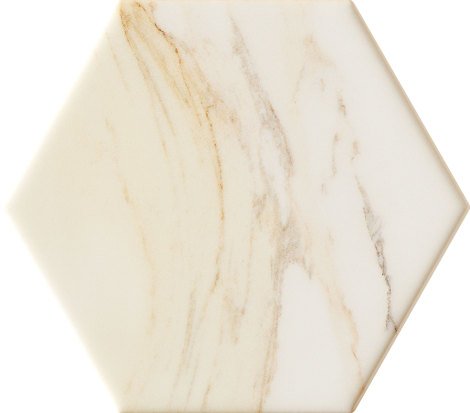 Плитка Flare white hex 11x12,5