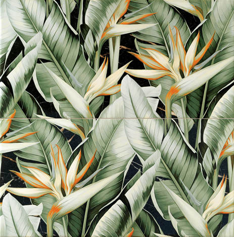 Панно Floris (из 2-х плиток) 60,8x61,8
