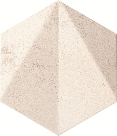 Декор Free Space White hex STR 11x12,5