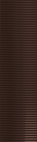Плитка Groove brown gloss 1 STR 7,8x29,8