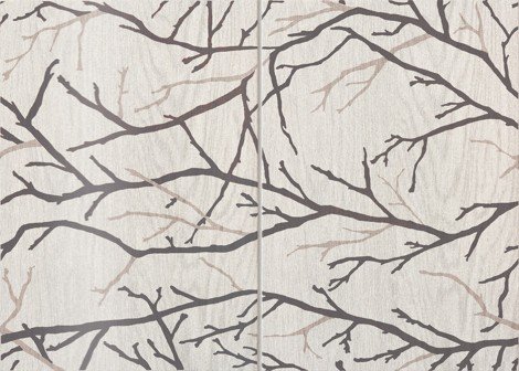 Панно Inverno Tree (из 2-х плиток) 36x50,2