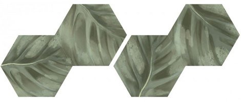Декор Letizia leaf hex 19,2x22,1
