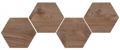 Декор Letizia wood hex 19,2x22,1