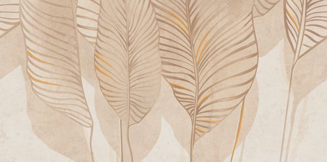 Декор Mild Clay Leaves B 59,8x119,8