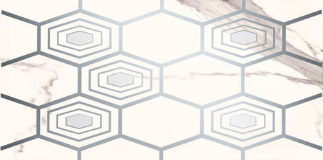 Декор Nella Dekor white 22,3x44,8