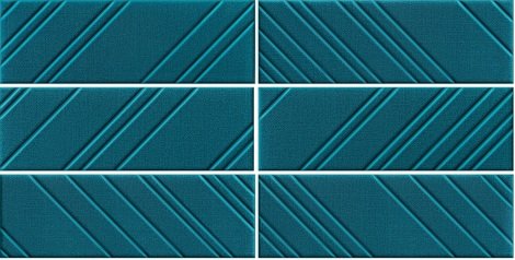 Плитка Nesi bar blue STR mix 7,8x23,7 фото 1