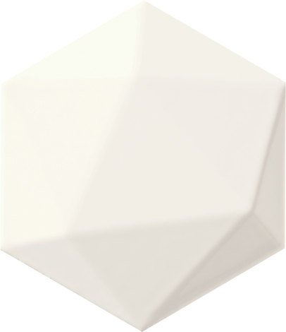 Плитка Origami white hex 11x12,5