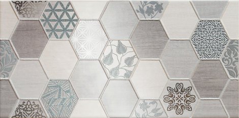Декор Pinia Dekor grey 22,3x44,8