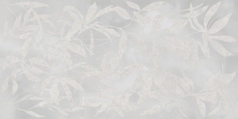 Керамогранит ArtWall цветы Серый Матовый 60x120 фото 1