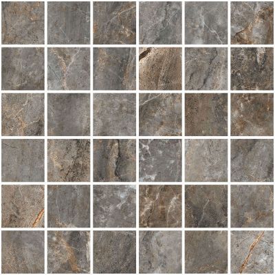 Мозаика Marble-X Аугустос Тауп Лаппато Ректификат 5х5 фото 1