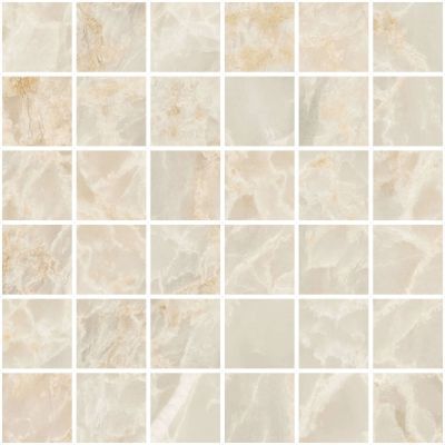 Мозаика Marble-X Скайрос Кремовый Лаппато Ректификат 5х5 фото 1